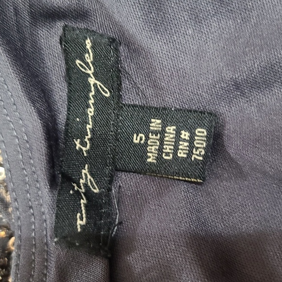 City Triangle Womens/Juniors Formal Dress Prom Gray Silver/Gold Sequins Sz 5 EUC - Picture 7 of 10